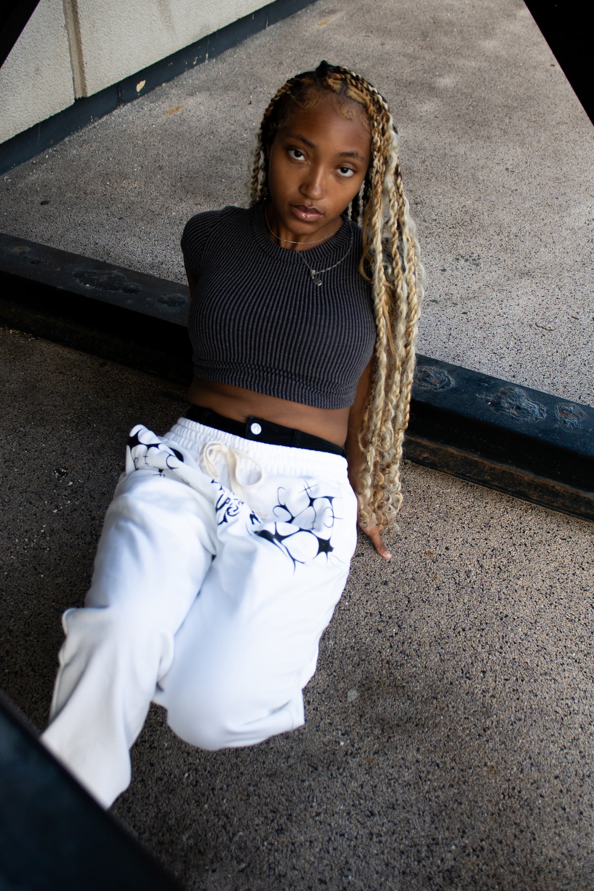「ANG3L」Pants white